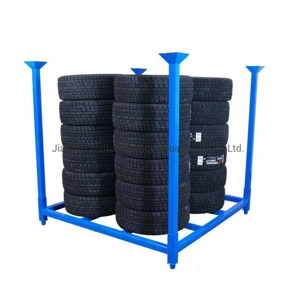 Warehouse Storage Heavy Duty Steel Stacking Tyre Racking