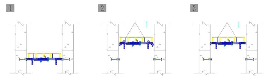 Lianggong Manufacture Simple/Quick/Economic Timber Beam/Steel Shaft Beam Platform for High-Rise Construction/Equipment Shaft/Stairwell with Good Price