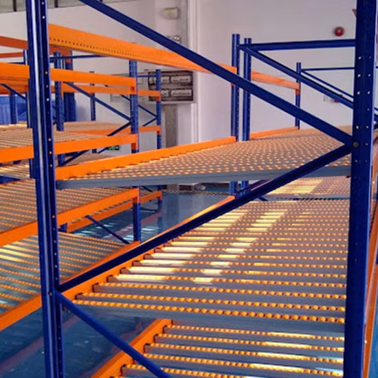 Промышленное хранение стальных картонных стеллажей